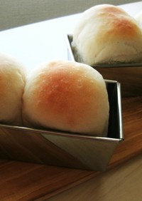 百均のパウンド型で作る、ミニ山食パン。