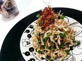 切り干し大根♪貝割れツナサラダ