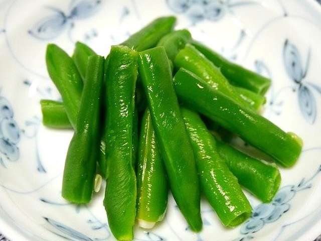 いんげん 筋 とり