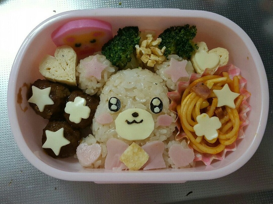 キャラ弁 モフルンの画像