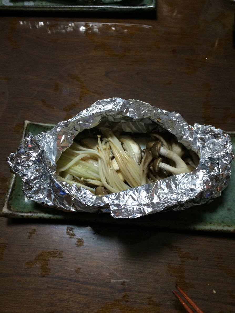 鱈ときのこのヘルシーホイル焼きの画像