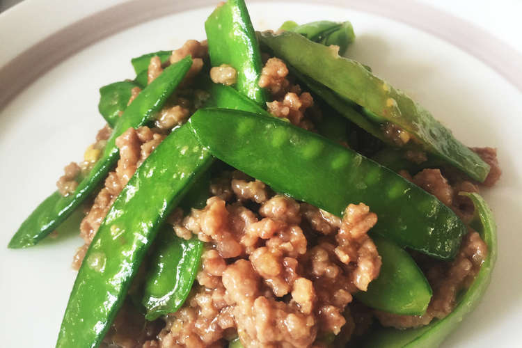 絹さやの肉味噌炒め レシピ 作り方 By 3匹のこぐま クックパッド 簡単おいしいみんなのレシピが365万品