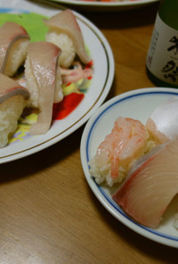 時短　製氷皿で握り寿司