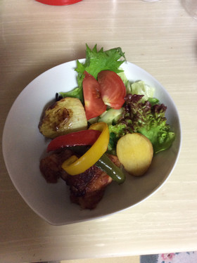 チキンと野菜の簡単ロースト