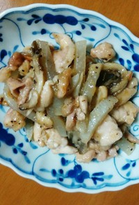 鶏肉と大根の塩炒め煮(減塩レシピ）