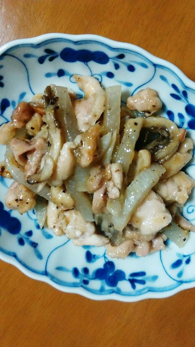 鶏肉と大根の塩炒め煮(減塩レシピ）の写真