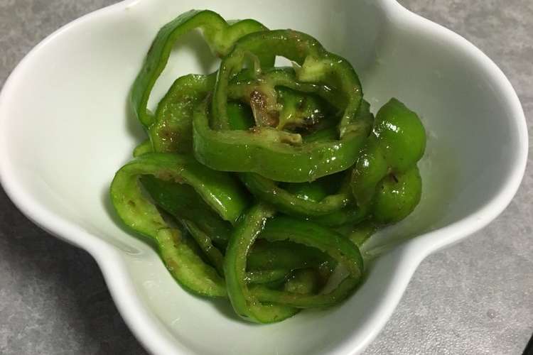 ササっと一品 ピーマンのおかか和え レシピ 作り方 By 1yohalkaze クックパッド