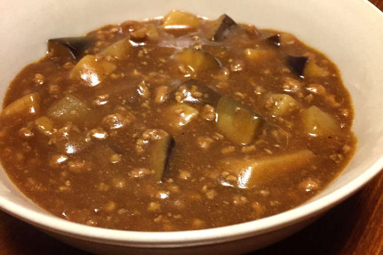 簡単時短 大根とナスとひき肉のカレー レシピ 作り方 By Chakohkd クックパッド