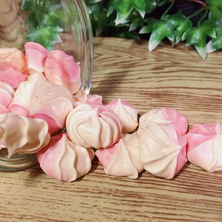 桜咲くメレンゲクッキー♡の画像