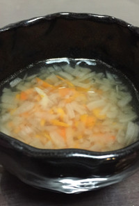 野菜嫌いの2歳児もパクつく根菜スープ