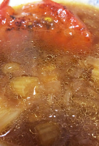 玉ねぎとセロリの野菜スープ