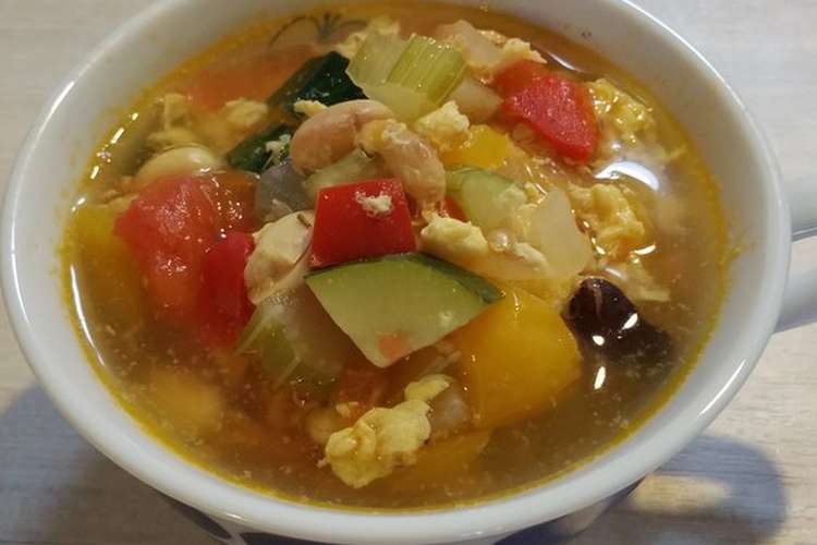 夜作る 朝ごはん野菜かき玉スープ レシピ 作り方 By 水玉 金魚 クックパッド 簡単おいしいみんなのレシピが357万品
