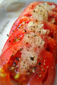 薄切りトマトのオニオンサラダ