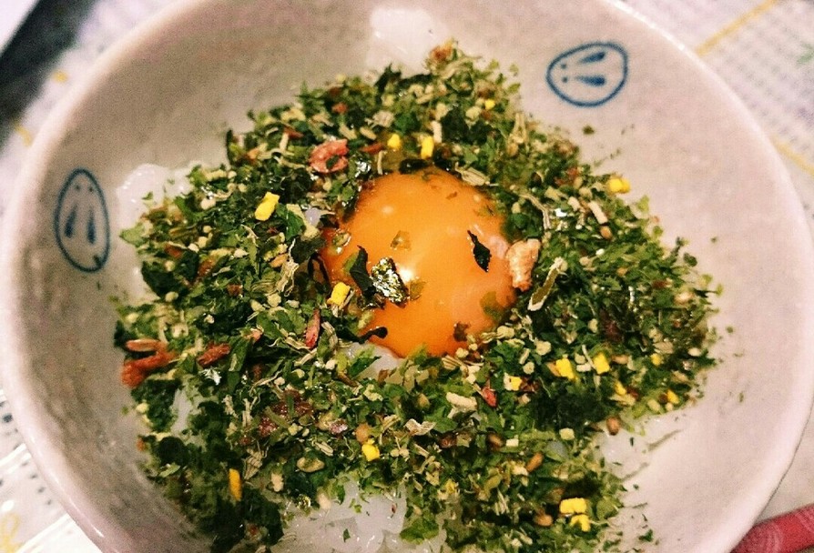 ❀ふりかけ卵かけご飯❀の画像