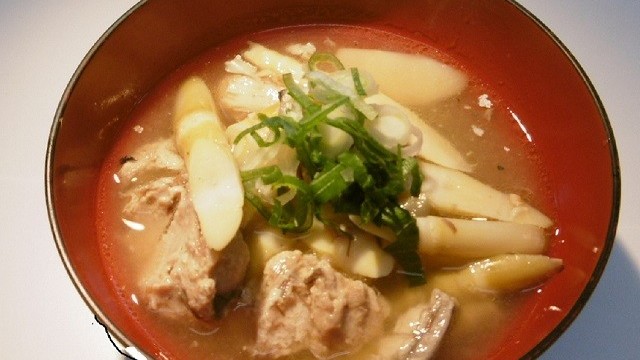 根曲り竹で たけのこ汁 レシピ 作り方 By 長野県須坂市 クックパッド