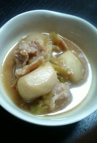 里芋と豚バラの味噌煮