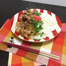 我が家のつゆだく牛丼&豚丼