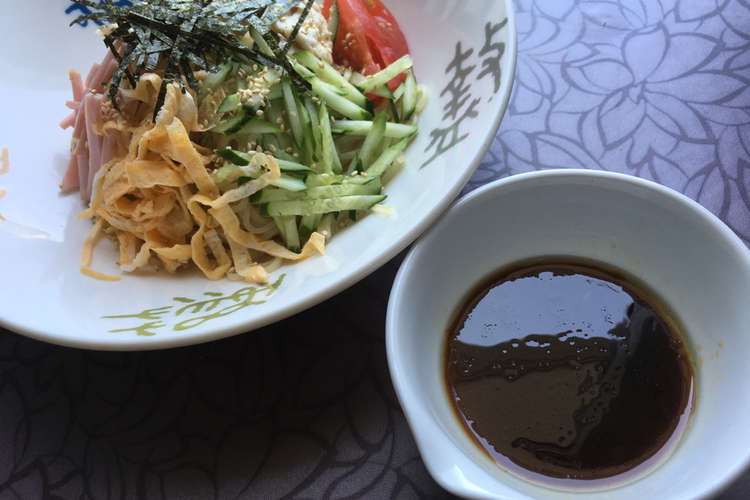 ポン酢で簡単 冷やし中華のタレ レシピ 作り方 By ポメッチ クックパッド 簡単おいしいみんなのレシピが355万品
