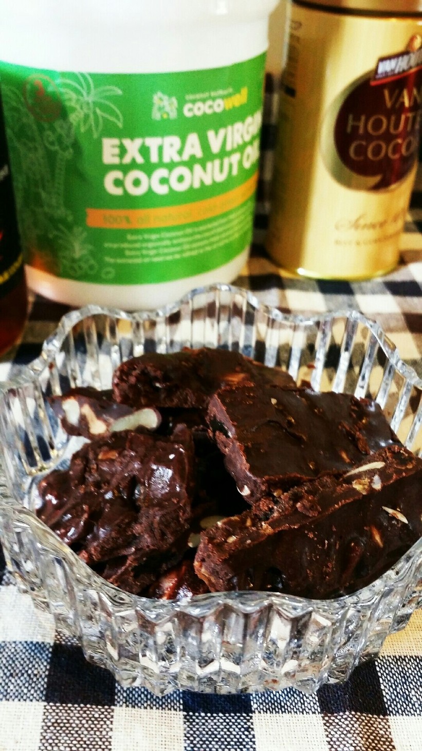 ココナッツオイルのチョコレートの画像