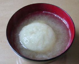 揚げ餅のみぞれ汁