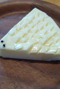 6P チーズでハリネズミ