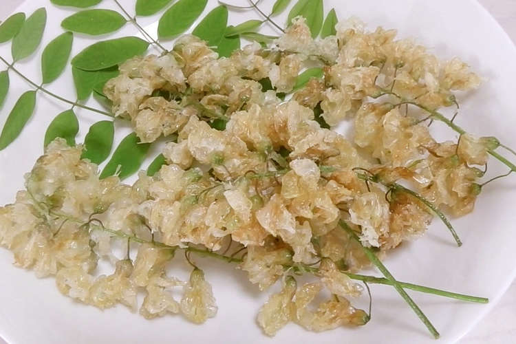 アカシアの花の天ぷら レシピ 作り方 By 佐久間博秀 クックパッド 簡単おいしいみんなのレシピが350万品