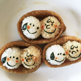 ❁キャラ弁❁スヌーピーのおいなりさん❁