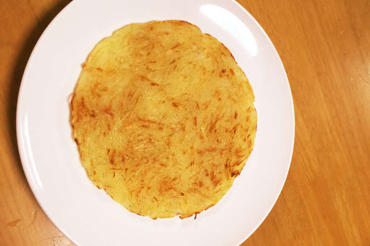 じゃがいもだけジャガパンケーキ レシピ 作り方 By Tak Man クックパッド 簡単おいしいみんなのレシピが365万品