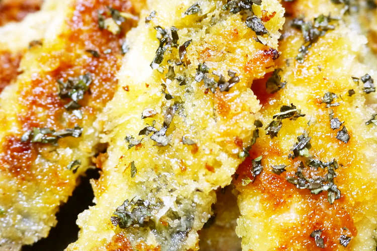 鰯のパン粉焼き バジルソースがけ レシピ 作り方 By ほっこり の クックパッド 簡単おいしいみんなのレシピが361万品