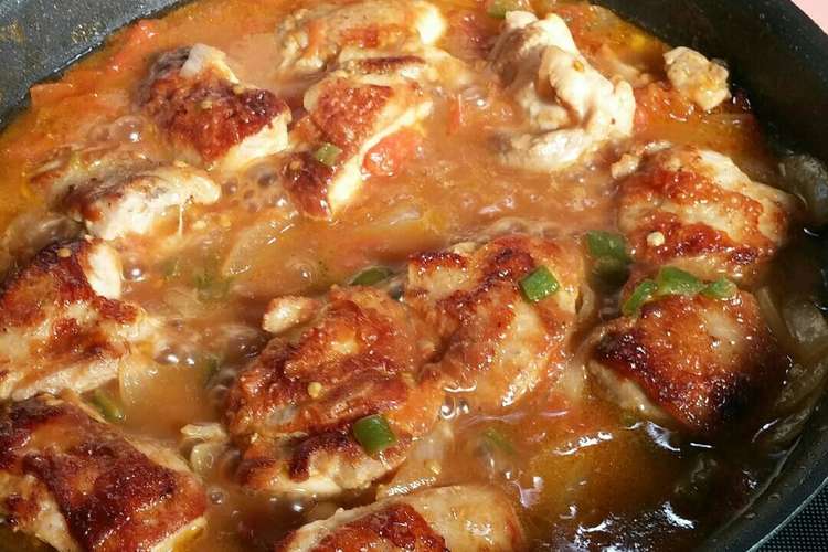 味噌がミソ チキンのトマト煮込み レシピ 作り方 By はるみずきママ クックパッド 簡単おいしいみんなのレシピが360万品