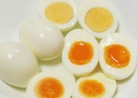 ゆで卵☆やや半熟卵☆半熟卵の作り方 ♬︎
