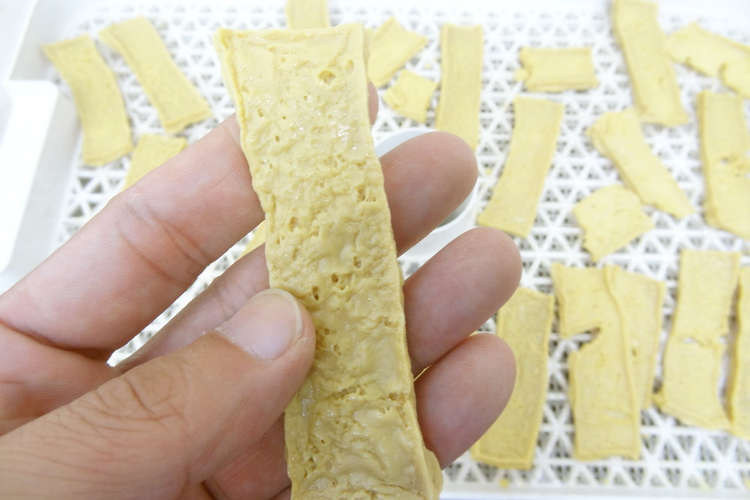 干し豆腐の作り方 食品乾燥機ドラミニ レシピ 作り方 By ラボネクト クックパッド