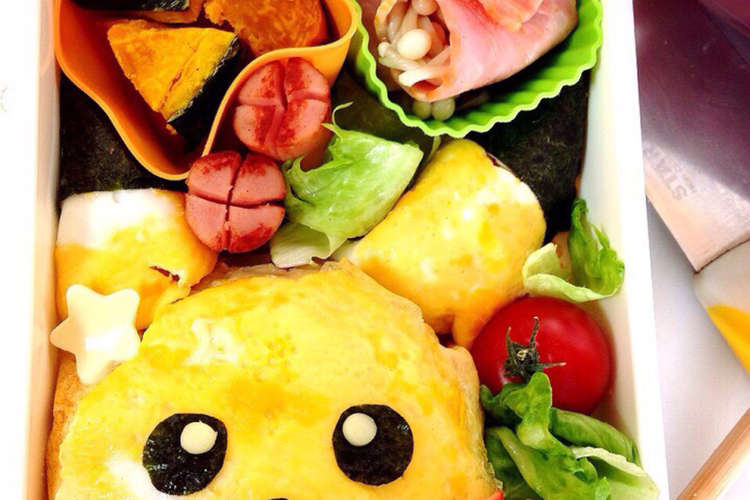 キャラ弁 簡単 ピカチュウ オムライス レシピ 作り方 By づみっきー クックパッド