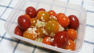 パパっと♪プチトマトのマリネ☆常備菜にもの写真
