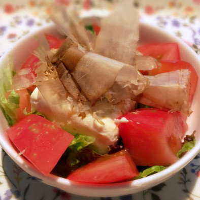 豆腐サラダ　ヘルシー簡単の写真