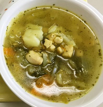 野菜のカレースープの写真