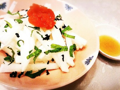 ダイエット成功3分副菜☆大根の絶品サラダの写真
