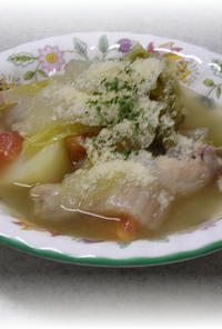 野菜のヘルシースープ