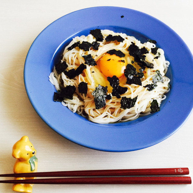 ごま油香る ｔｋｓ 卵かけそうめん レシピ 作り方 By Mirphak クックパッド 簡単おいしいみんなのレシピが371万品