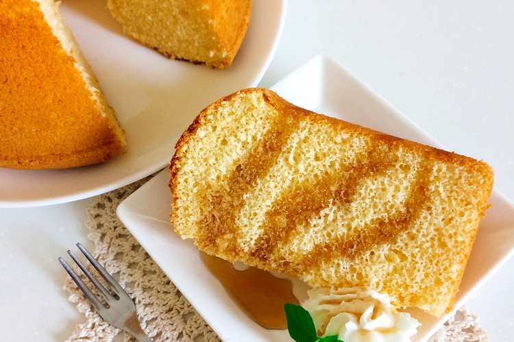 メープルたっぷり メープルシフォンケーキ レシピ 作り方 By ベリル クックパッド 簡単おいしいみんなのレシピが355万品
