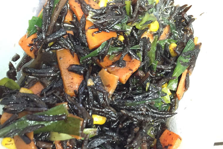 ひじきの炒め物 レシピ 作り方 By Ayuayucchi クックパッド
