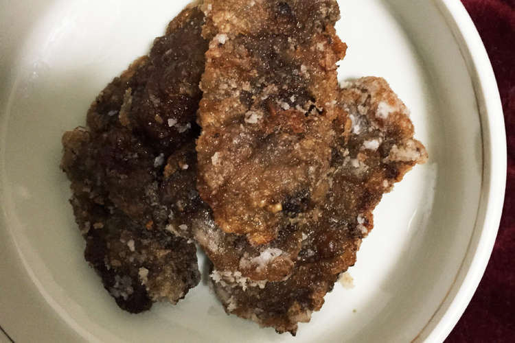 イワシ鯨の竜田揚げ レシピ 作り方 By ポポとモコ クックパッド 簡単おいしいみんなのレシピが356万品