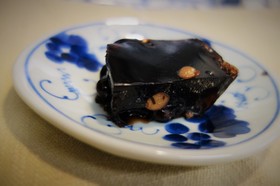 砂糖なし☆黒豆の水ようかんもどき