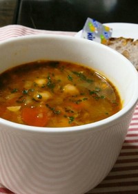 ⅲヒヨコ豆のトマトスープ