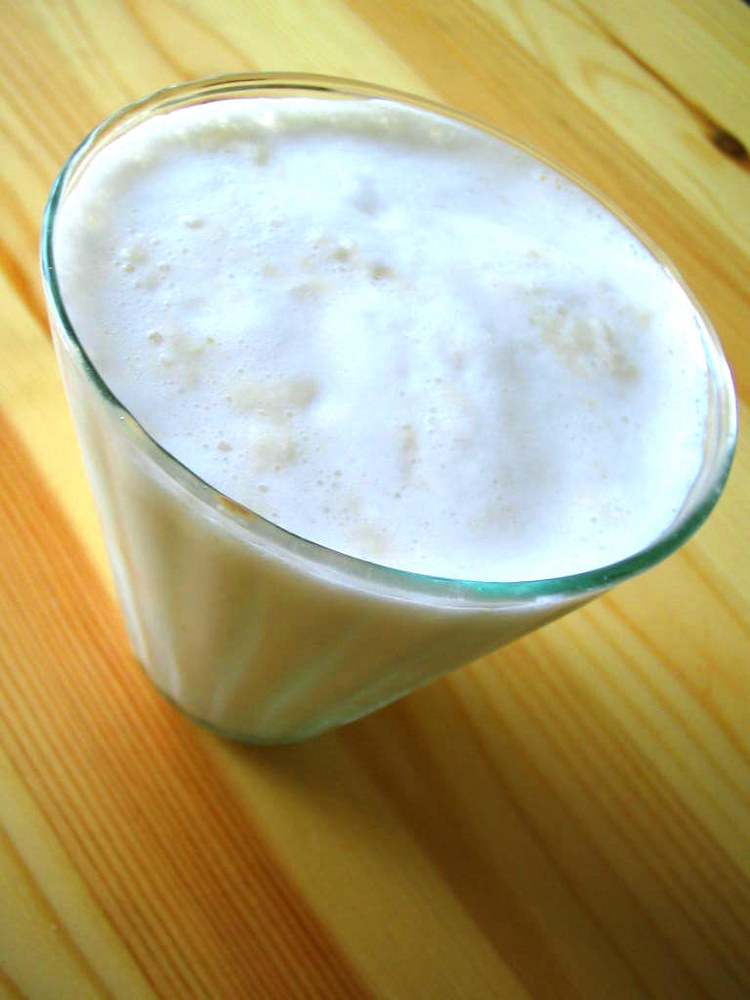 バナナのヨーグルトミルクの画像