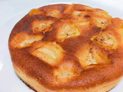 簡単りんごのヨーグルトケーキの写真