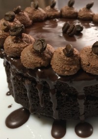 バレンタインエスプレソチョコレートケーキ