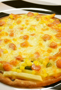 生塩糀マヨのミックスピザ