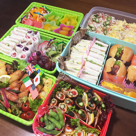 2016運動会弁当♡素麺♡サンドイッチ