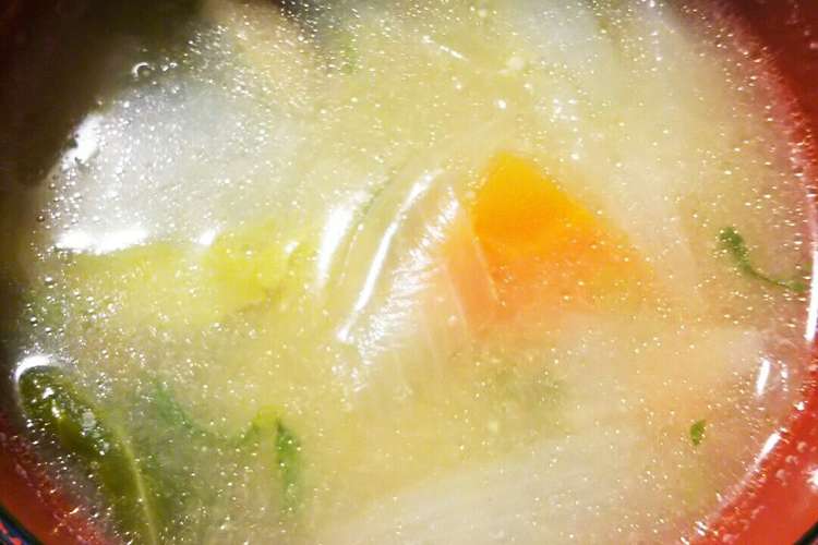春野菜のミネストローネ 味噌仕立て レシピ 作り方 By ななえもん クックパッド 簡単おいしいみんなのレシピが354万品